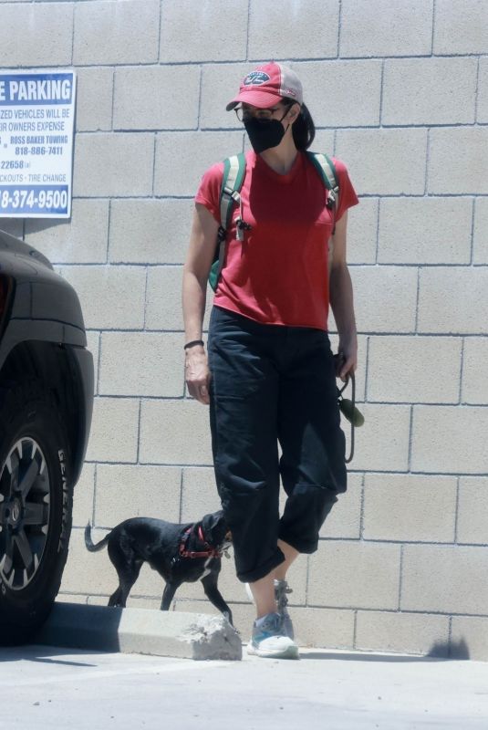 SARAH SILVERMAN and Rory Albanese Out with Their Dog at Vet in Studio City 07/20/2024