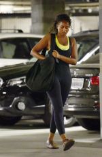 SASHA OBAMA Leaves a Gym in Los Angeles 07/16/2024