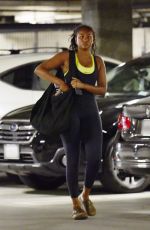 SASHA OBAMA Leaves a Gym in Los Angeles 07/16/2024