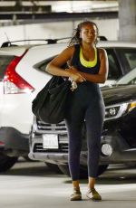 SASHA OBAMA Leaves a Gym in Los Angeles 07/16/2024