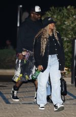 SAVANNAH JAMES Leaves Nobu in Los Angeles 07/25/2024