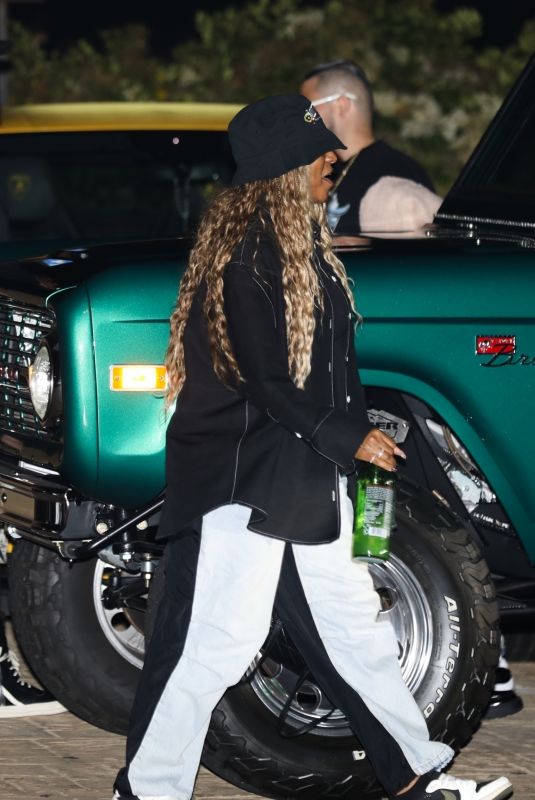 SAVANNAH JAMES Leaves Nobu in Los Angeles 07/25/2024