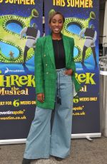 SCARELETTE DOUGLAS at Shrek the Musical UK Tour Press Night at Hammersmith Eventim Apollo in London 07/26/2024
