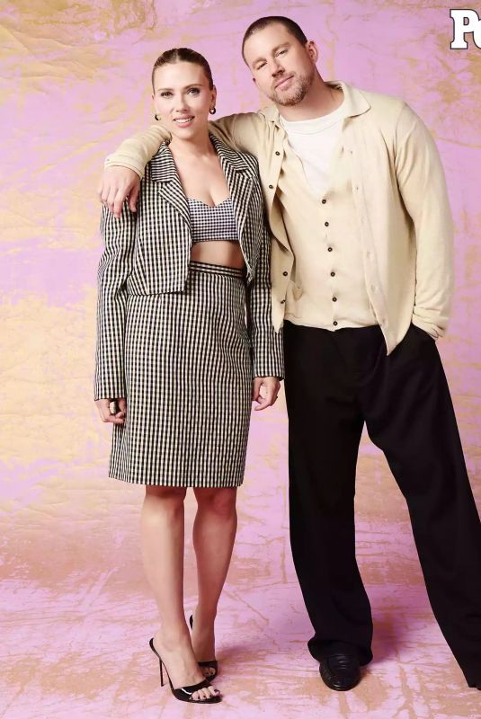 SCARLETT JOHANSSON and Channing Tatum for People Magazine, July 2024