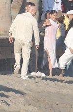 SELENA GOMEZ and Benny Blanco at 4th of July Beach Party in Malibu 07/04/2024