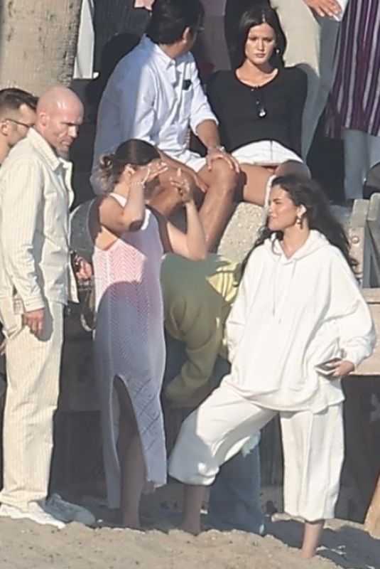 SELENA GOMEZ and Benny Blanco at 4th of July Beach Party in Malibu 07/04/2024