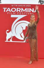 SHARON STONE at a Red Carpet at 70th Taormina Film Festival 07/19/2024