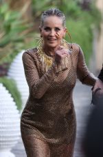 SHARON STONE Leaves San Domenico Hotel at 70th Taormina Film Fest 07/19/2024