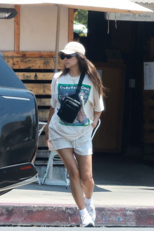 SHAY MITCHELL and Matte Babel at a Family Lunch at All Time in Los Feliz 07/14/2024