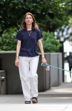 SOFIA COPPOLA Out with Her Dog at Dog Park in New York 07/26/2024