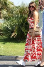 SOFIA VERGARA Out for Lunch at Alpemare Beach in Forte dei Marmi 07/19/2024