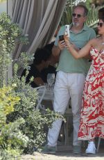SOFIA VERGARA Out for Lunch at Alpemare Beach in Forte dei Marmi 07/19/2024