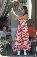 SOFIA VERGARA Out for Lunch at Alpemare Beach in Forte dei Marmi 07/19/2024