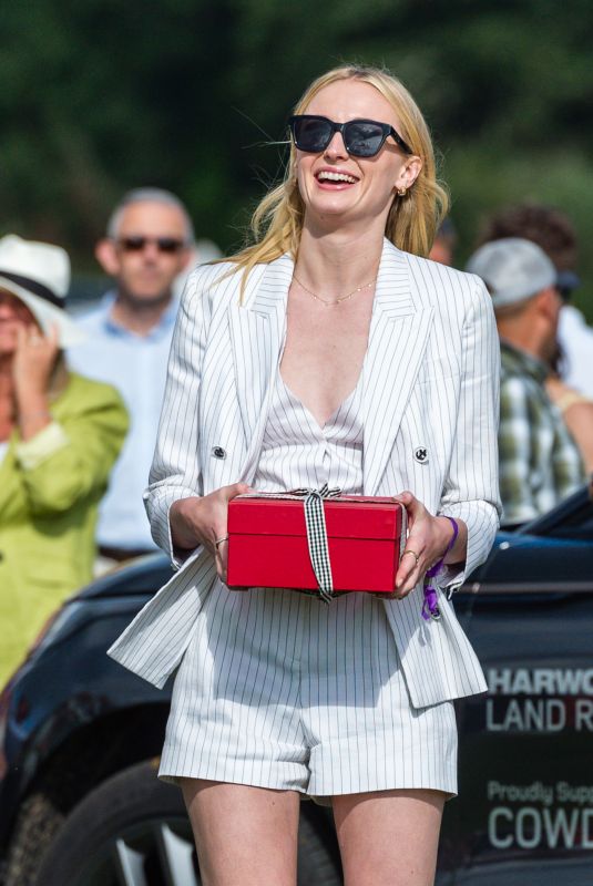 SOPHIE TURNER Awarded Prizes at Cowdray Park Gold Cup in Midhurst 07/21/2024