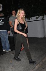 STELLA MAXWELL Night Out with a Friend at Chateau Marmont in Los Angeles 07/13/2024