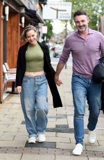 STEPHANIE WARING Leaves The Italian Job Restaraunt in Manchester 07/04/2024