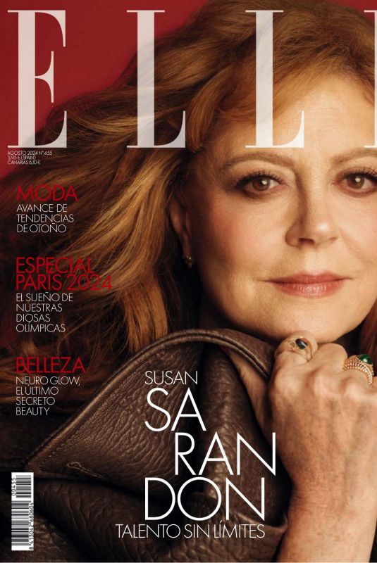 SUSAN SARANDON in Elle Spain, August 2024