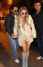 SYDNEY SWEENEY Out for Dinner in Paris 07/11/2024