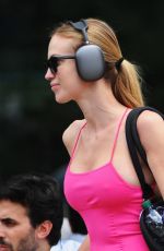 TAYLOR MEGA Leaves a Gym in Milan 07/09/2024