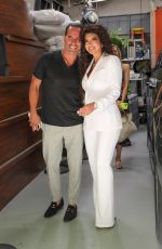 TERESA GIUDICE and Luis Ruelas Sharing a Kiss as They Leaves Live with Kelly and Mark in New York 07/09/2024