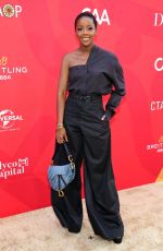 THUSO MBEDU at Charlize Theron Africa Outreach Project 2024 Block Party in Universal City 07/13/2024