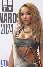 TINASHE at 2024 BET Awards at Peacock Theater in Los Angeles 06/30/2024