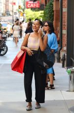 TRACEE ELLIS ROSS Out Shopping in Manhattan