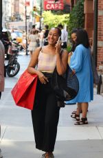 TRACEE ELLIS ROSS Out Shopping in Manhattan