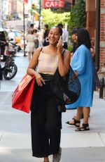 TRACEE ELLIS ROSS Out Shopping in Manhattan