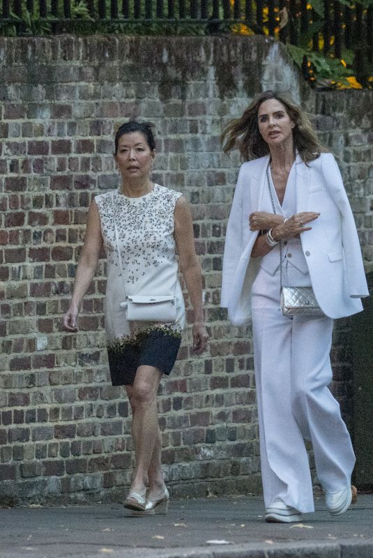 TRINNY WOODALL and ANDREA WONG Out for a Late Evening Dinner in Notting Hill 07/25/2024