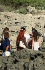 URSULA CORBERO Out for Lunch with Friends at Chezz Gerdy Restaurant in Formentera 06/30/2024