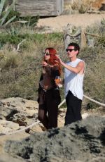 URSULA CORBERO Out for Lunch with Friends at Chezz Gerdy Restaurant in Formentera 06/30/2024