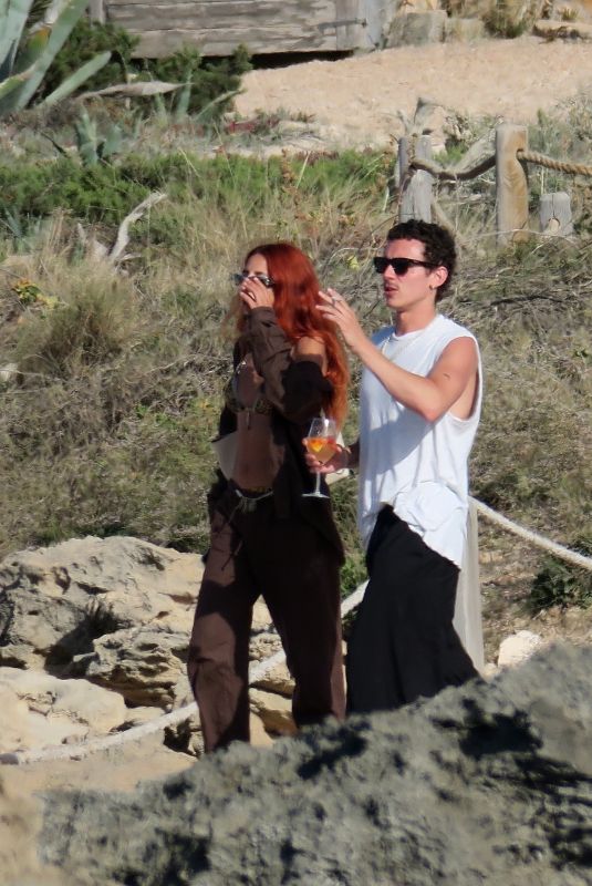 URSULA CORBERO Out for Lunch with Friends at Chezz Gerdy Restaurant in Formentera 06/30/2024