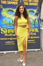 VANESSA SAM at Shrek the Musical UK Tour Press Night at Hammersmith Eventim Apollo in London 07/26/2024