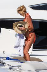 VICTORIA SILVSTEDT in Bikini at Her Yacht in Saint-Tropez 07/25/2024
