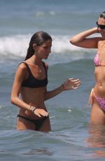 VITTORIA CERETTI and Friend in Bikinis at Santa Maria Beach in Forte dei Marmi 07/23/2024