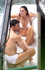 VITTORIA CERETTI Filming a New Dolce and Gabbana Commercial in Capri 07/08/2024