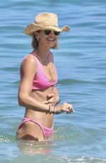 VOGUE WILLIAMS in a Pink Bikini at a Beach in Sotogrande in Spain 07/24/2024