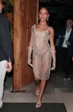 YASMIN FINNEY Night Out at Zuma Restaurant in London 07/04/2024
