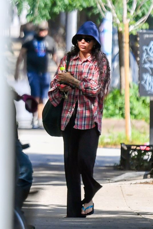 /Z/OE KRAVITZ Out and About in New York 