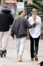 ZARA MCDERMOTT and Sam Thompson Out in London 07/15/2024