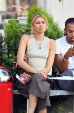 ZENDAYA Out and About in London 07/18/2024