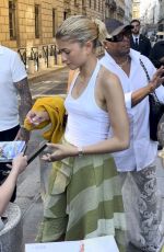 ZENDAYA Out and About in Paris 07/28/2024