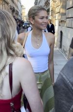 ZENDAYA Out and About in Paris 07/28/2024