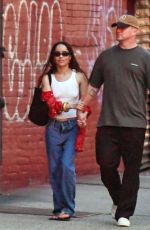 ZOE KRAVITZ and Channing Tatum Out in New York 07/15/2024
