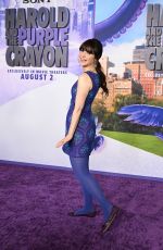 ZOOEY DESCHANEL at Harold and The Purple Crayon Special Screening in Culver City 07/21/2024