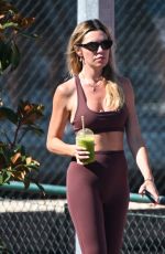ABBEY CLANCY Leaves a Gym in Algarve in Portugal 08/12/2024
