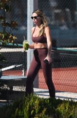 ABBEY CLANCY Leaves a Gym in Algarve in Portugal 08/12/2024