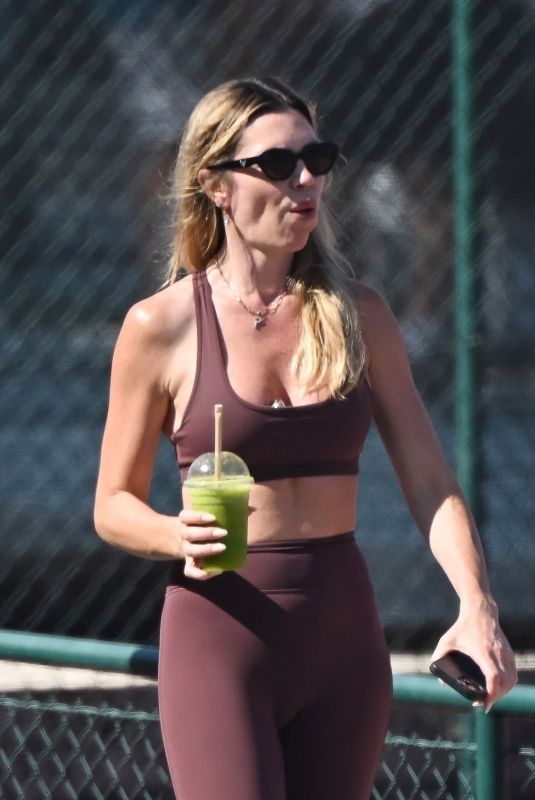 ABBEY CLANCY Leaves a Gym in Algarve in Portugal 08/12/2024