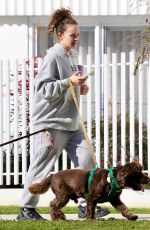 ABBIE CHATFIELD Out with Her Dogs in Bondi 08/06/2024